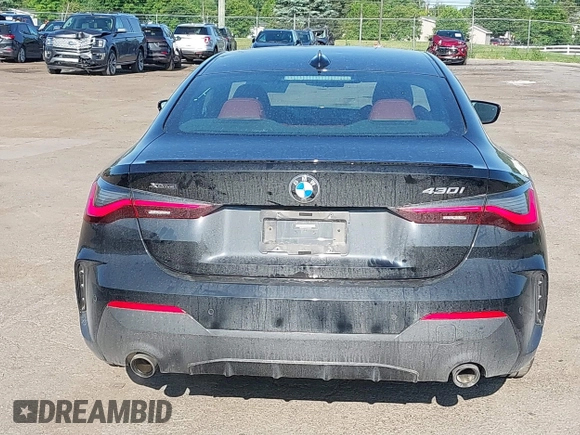 2023 BMW 4 Series 430i xDrive with VIN WBA73AP00PCM82945, listed as a IAAI auction lot 42470151 with 9,862 mi miles and . Bid and sale history available at DreamBid. Image 16.
