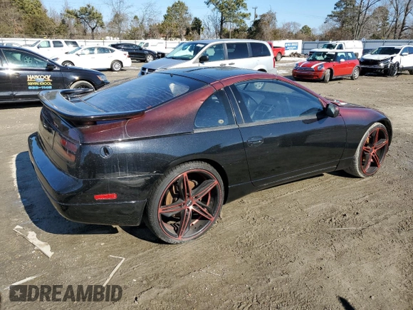 1990 Nissan 300ZX z VIN JN1RZ24A9LX013985, wystawiony jako Copart lot #41866785 z przebiegiem 131 939 mil mil oraz Czysty tytuł • Clean title. Historia ofert i sprzedaży dostępna na DreamBid. Obrazek 3.