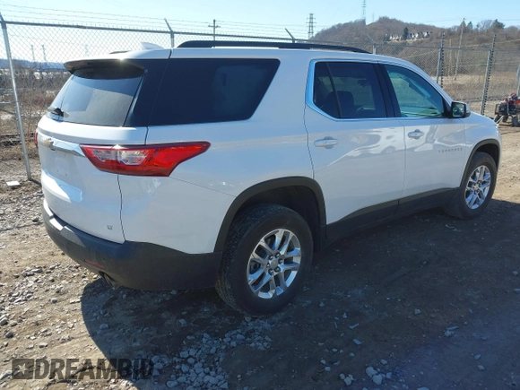 2021 Chevrolet Traverse LT Cloth with VIN 1GNEVGKW0MJ260455, listed as a IAAI auction lot 41852970 with 22,178 mi miles. Bid and sale history available at carsss.com. Image 4.