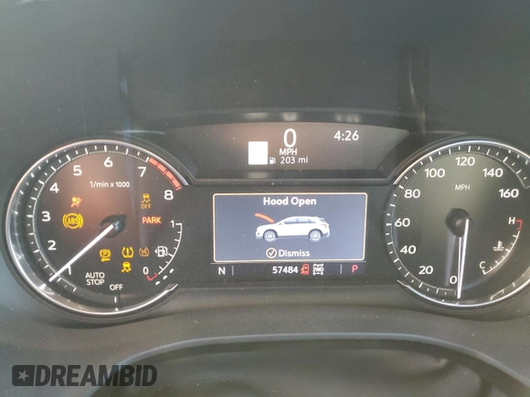 2021 Cadillac XT5 AWD Premium Luxury with VIN 1GYKNDRS6MZ111640, listed as a Copart auction lot 46567035 with 57,484 mi miles and Salvage Title. Bid and sale history available at DreamBid. Image 9.