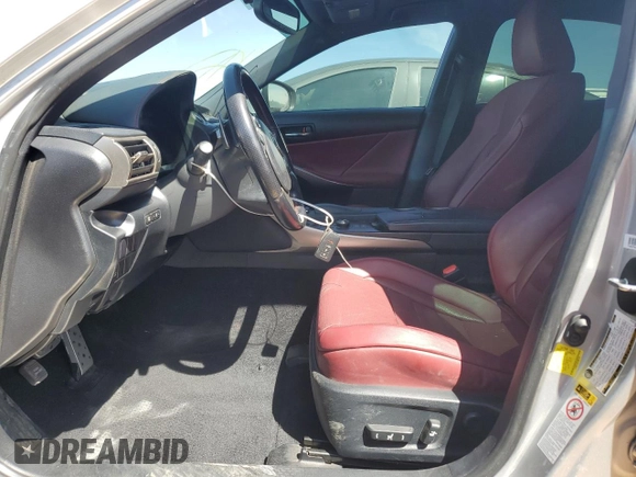 2016 Lexus IS 200t with VIN JTHBA1D26G5007148, listed as a Copart auction lot 50635665 with 105,371 mi miles and Salvage Title. Bid and sale history available at DreamBid. Image 7.