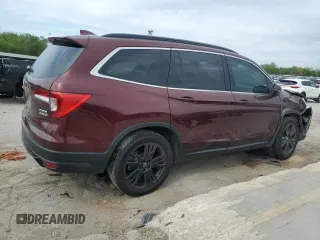 2022 Honda Pilot Special Edition with VIN 5FNYF6H26NB084442, listed as a Copart auction lot 52899755 with 53,627 mi miles and Salvage Title. Bid and sale history available at carsss.com. Image 3.