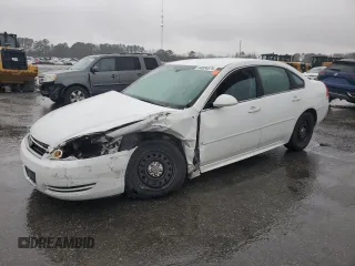 2011 Chevrolet Impala Police Police with VIN 2G1WD5EM3B1291407, listed as a Copart auction lot 44834575 with 0 mi miles and Salvage Title. Bid and sale history available at carsss.com. Image 1.