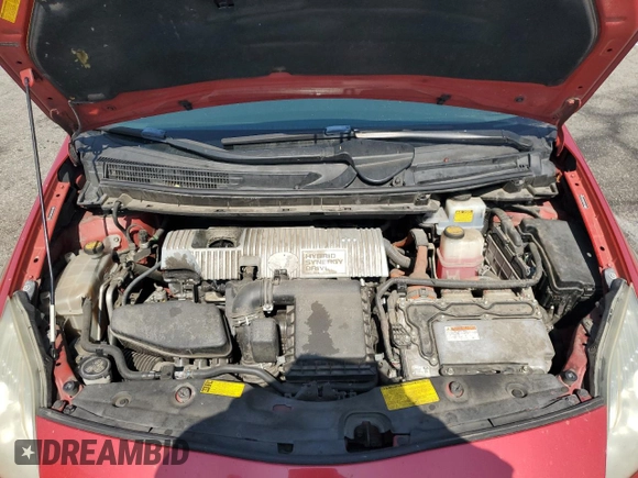 2011 Toyota Prius I z VIN JTDKN3DU2B0276062, wystawiony jako Copart lot #59941475 z przebiegiem 267 626 mil mil oraz Czysty tytuł • Clean title. Historia ofert i sprzedaży dostępna na DreamBid. Obrazek 11.