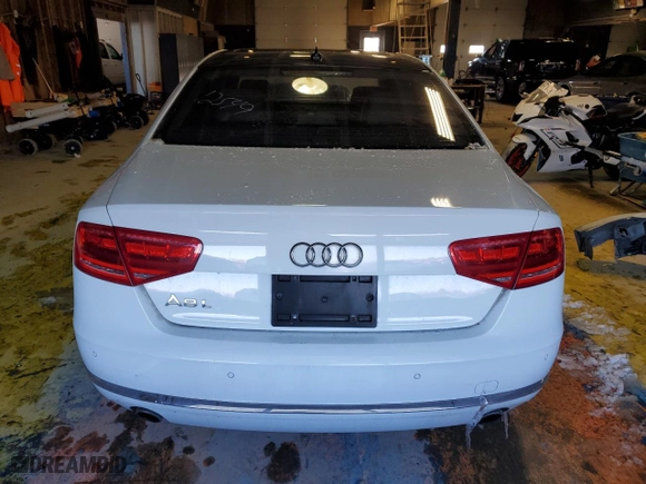 2013 Audi A8 L 3.0L with VIN WAURGAFD9DN032972, listed as a Copart auction lot 87994705 with 126,798 mi miles and Salvage Title. Bid and sale history available at carsss.com. Image 6.