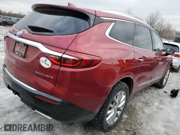 2019 Buick Enclave Premium with VIN 5GAERCKW2KJ275785, listed as a Copart auction lot 42170125 with 63,216 mi miles and Salvage Title. Bid and sale history available at carsss.com. Image 3.