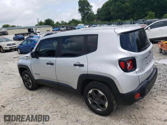 2018 Jeep Renegade Sport with VIN ZACCJBABXJPJ42855, listed as a Copart auction lot 61055385 with 121,046 mi miles and Clean title. Bid and sale history available at DreamBid. Image 2.