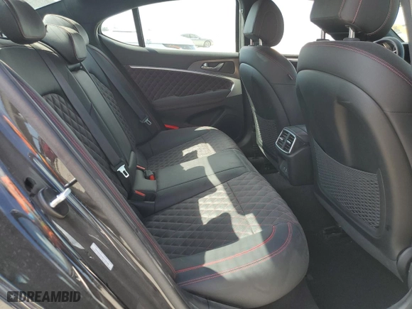 2024 Genesis G70 3.3T Sport Advanced with VIN KMTG54SE4RU136106, listed as a Copart auction lot 77546764 with 6,896 mi miles and Salvage Title. Bid and sale history available at carsss.com. Image 10.