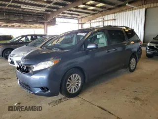 2013 Toyota Sienna XLE AAS with VIN 5TDYK3DC1DS360951, listed as a Copart auction lot 49321175 with 95,575 mi miles and Salvage Title. Bid and sale history available at carsss.com. Image 1.