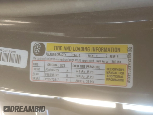 2015 GMC Yukon XL Denali with VIN 1GKS2JKJ3FR743050, listed as a Copart auction lot 50174675 with 143,154 mi miles and Salvage Title. Bid and sale history available at carsss.com. Image 13.