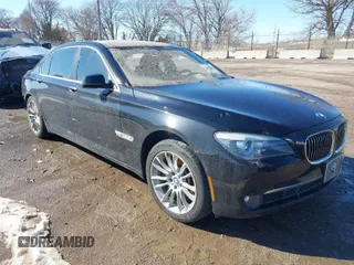 2012 BMW 7 Series 750Li xDrive with VIN WBAKC8C51CC437480, listed as a IAAI auction lot 41833777 with 1 mi miles. Bid and sale history available at carsss.com. Image 1.