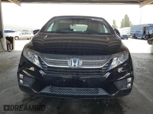 2019 Honda Odyssey EX-L z VIN 5FNRL6H71KB029661, wystawiony jako Copart lot #53437175 z przebiegiem 116 176 mil mil oraz Szkoda całkowita • Salvage title. Historia ofert i sprzedaży dostępna na DreamBid. Obrazek 5.