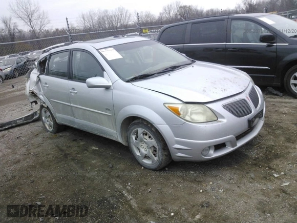 2005 Pontiac Vibe with VIN 5Y2SM63805Z418224, listed as a IAAI auction lot 41707286 with 206,559 mi miles. Bid and sale history available at carsss.com. Image 1.
