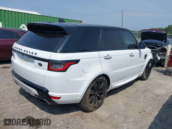 2021 Land Rover Range Rover Sport HST with VIN SALWS2RU3MA753438, listed as a IAAI auction lot 40206318 with 48,222 mi miles. Bid and sale history available at carsss.com. Image 4.