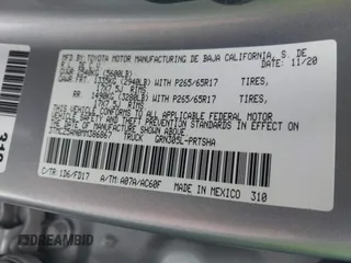 2021 Toyota Tacoma SR z VIN 3TMCZ5AN0MM386867, wystawiony jako IAAI lot #41580426 z przebiegiem 46 559 mil mil oraz . Historia ofert i sprzedaży dostępna na DreamBid. Obrazek 9.