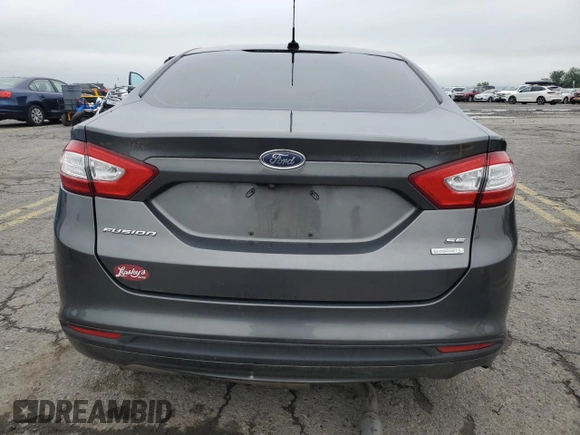 2016 Ford Fusion SE with VIN 1FA6P0HD8G5129670, listed as a Copart auction lot 61259005 with 151,452 mi miles and Salvage title. Bid and sale history available at DreamBid. Image 6.