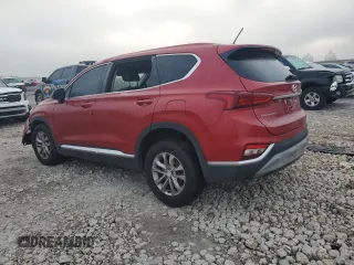 2019 Hyundai Santa Fe SE with VIN 5NMS23AD2KH108256, listed as a Copart auction lot 50613895 with 0 mi miles and Salvage Title. Bid and sale history available at carsss.com. Image 2.