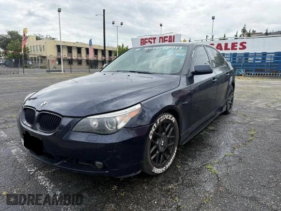 2006 BMW 5 Series 530i with VIN WBANE73586CM37059, listed as a Copart auction lot 54978135 with 133,255 mi miles and Clean Title. Bid and sale history available at carsss.com. Image 2.