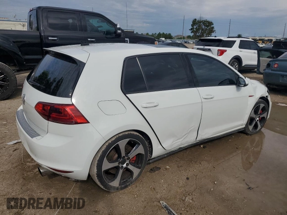 2017 Volkswagen Golf GTI Autobahn with VIN 3VW547AU5HM021131, listed as a Copart auction lot 71445474 with 121,060 mi miles and Salvage Title. Bid and sale history available at carsss.com. Image 3.
