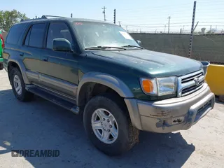2000 Toyota 4Runner Limited z VIN JT3HN87R6Y9043437, wystawiony jako IAAI lot #42492344 z przebiegiem 326 906 mil mil oraz . Historia ofert i sprzedaży dostępna na DreamBid. Obrazek 1.