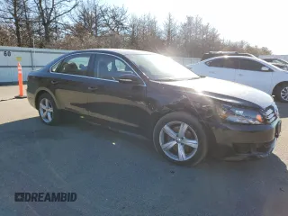 2012 Volkswagen Passat SE with VIN 1VWBP7A36CC061293, listed as a Copart auction lot 88065715 with 100,640 mi miles and Salvage Title. Bid and sale history available at carsss.com. Image 4.
