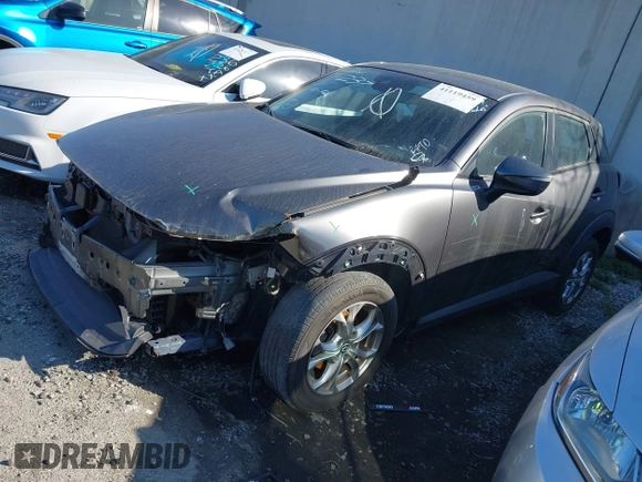 2020 Mazda CX-3 Sport with VIN JM1DKDB70L1473697, listed as a IAAI auction lot 41119459 with 48,578 mi miles. Bid and sale history available at carsss.com. Image 17.