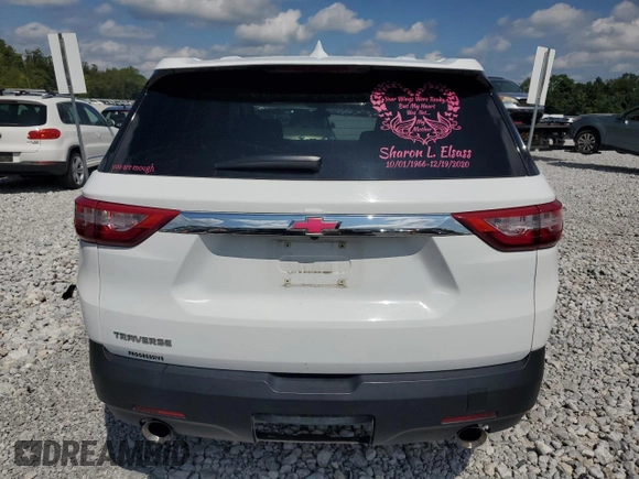 2019 Chevrolet Traverse LS with VIN 1GNERFKW9KJ281400, listed as a Copart auction lot 69558904 with 40,198 mi miles and Salvage Title. Bid and sale history available at carsss.com. Image 6.