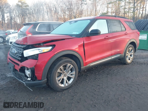 2022 Ford Explorer XLT with VIN 1FMSK8DH6NGC35207, listed as a IAAI auction lot 41217128 with 17,982 mi miles and . Bid and sale history available at carsss.com. Image 17.