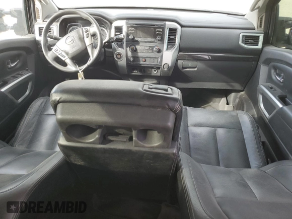 2016 Nissan Titan S with VIN 1N6BA1F14GN517646, listed as a Copart auction lot 55381575 with 147,654 mi miles and Salvage title. Bid and sale history available at DreamBid. Image 8.
