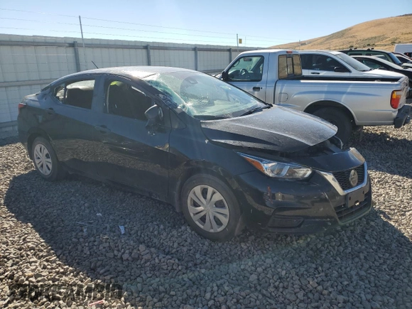 2021 Nissan Versa S with VIN 3N1CN8DV9ML894661, listed as a Copart auction lot 72752084 with 35,617 mi miles and Salvage Title. Bid and sale history available at carsss.com. Image 4.