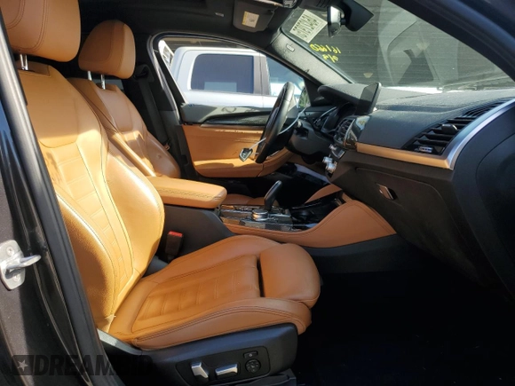 2020 BMW X4 xDrive30i with VIN 5UX2V1C04L9C32419, listed as a Copart auction lot 46427975 with 58,623 mi miles and Salvage Title. Bid and sale history available at carsss.com. Image 7.
