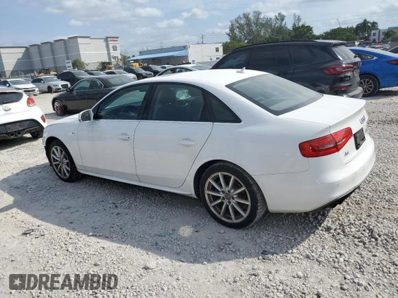 2014 Audi A4 Premium Plus with VIN WAUFFAFL6EN018400, listed as a Copart auction lot 76251094 with 104,113 mi miles and Salvage Title. Bid and sale history available at carsss.com. Image 2.