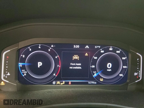 2023 Volkswagen Atlas SE with VIN 1V2KE2CA4PC212952, listed as a Copart auction lot 87014044 with 14,779 mi miles and Salvage title. Bid and sale history available at DreamBid. Image 9.