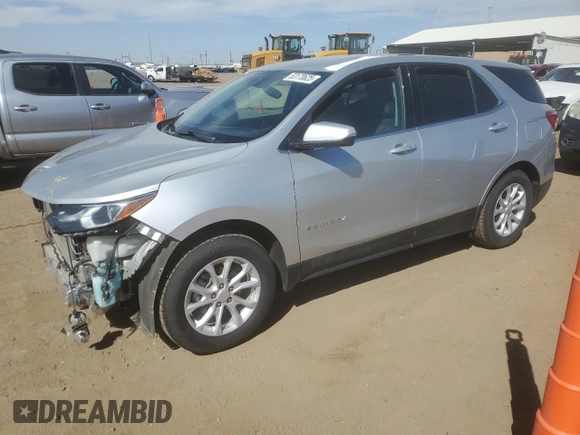 2018 Chevrolet Equinox LT with VIN 3GNAXSEV2JS594429, listed as a Copart auction lot 53170625 with 85,515 mi miles and Salvage Title. Bid and sale history available at carsss.com. Image 1.