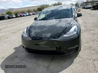 2021 Tesla Model Y Long Range with VIN 5YJYGDEEXMF188737, listed as a Copart auction lot 49117605 with 49,201 mi miles and Salvage Title. Bid and sale history available at DreamBid. Image 11.