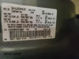 2004 Dodge Durango SLT z VIN 1D4HD48N04F216824, wystawiony jako Copart lot #87756545 z przebiegiem Nie podano mil oraz Nie do naprawy • Non repairable. Historia ofert i sprzedaży dostępna na DreamBid. Obrazek 13.