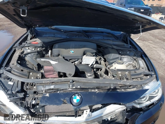 2015 BMW 3 Series 328i xDrive with VIN WBA3B3C51FF548592, listed as a IAAI auction lot 41941167 with 87,124 mi miles. Bid and sale history available at carsss.com. Image 10.
