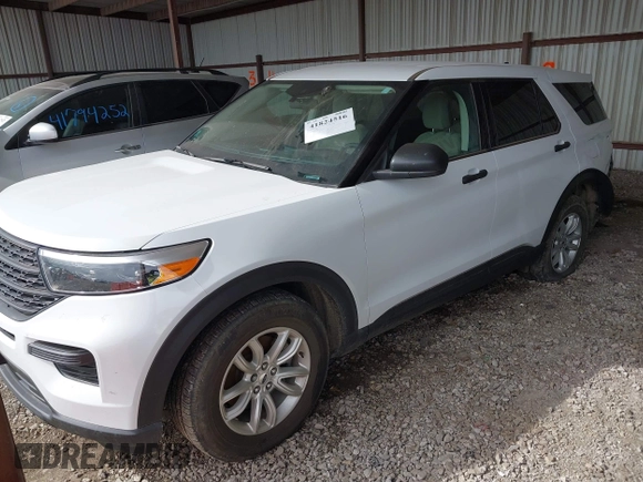 2021 Ford Explorer with VIN 1FMSK7BH4MGB28491, listed as a IAAI auction lot 41824516 with 17,999 mi miles. Bid and sale history available at carsss.com. Image 2.