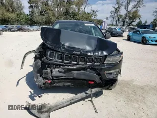 2019 Jeep Compass Trailhawk with VIN 3C4NJDDBXKT629955, listed as a Copart auction lot 47613695 with 113,820 mi miles and Salvage Title. Bid and sale history available at DreamBid. Image 11.