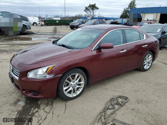 2013 Nissan Maxima 3.5 SV with VIN 1N4AA5AP9DC842923, listed as a Copart auction lot 51462435 with 113,651 mi miles and Clean Title. Bid and sale history available at carsss.com. Image 1.