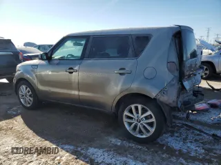 2018 Kia Soul + with VIN KNDJP3A52J7574653, listed as a Copart auction lot 46314535 with 52,343 mi miles and Salvage Title. Bid and sale history available at carsss.com. Image 2.