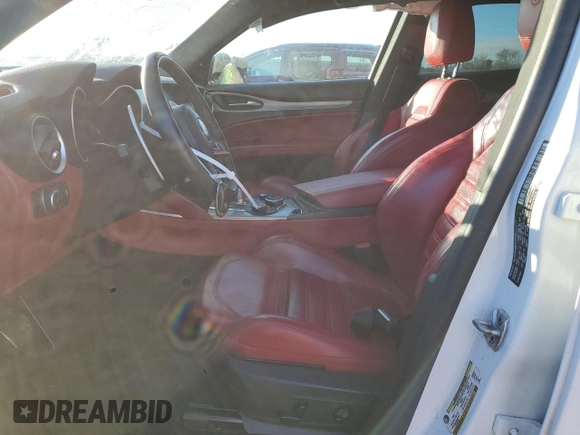 2019 Alfa Romeo Stelvio Ti with VIN ZASPAKBN7K7C50837, listed as a Copart auction lot 80262404 with Not provided miles and Salvage title. Bid and sale history available at DreamBid. Image 7.
