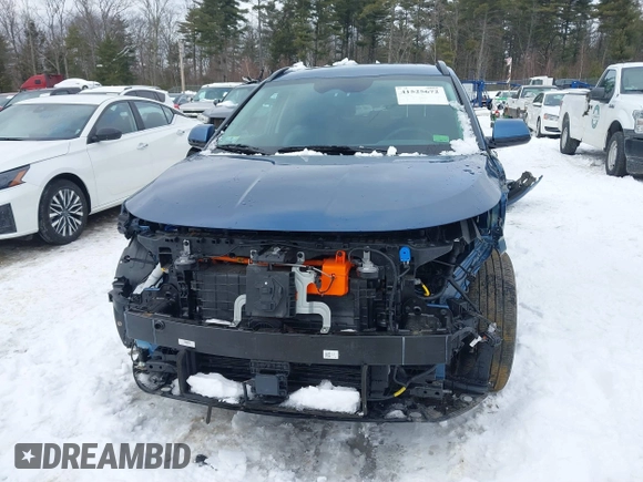 2023 Kia Niro Wind with VIN KNDCR3L15P5014997, listed as a IAAI auction lot 41525672 with 12,499 mi miles and . Bid and sale history available at DreamBid. Image 6.
