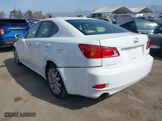 2010 Lexus IS 250 with VIN JTHBF5C23A5123294, listed as a IAAI auction lot 41577795 with 114,800 mi miles. Bid and sale history available at carsss.com. Image 3.