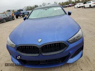 2023 BMW 8 Series 840i with VIN WBAGV2C01PCK32930, listed as a Copart auction lot 82891334 with 0 mi miles and Salvage Title. Bid and sale history available at carsss.com. Image 5.