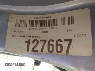 1999 Ford Escort SE с VIN 1FAFP13P6XW161079, выставлен на аукционе IAAI как лот 41230172 с пробегом 121 419 миль миль и . История ставок и продаж доступна на DreamBid. Изображение 9.