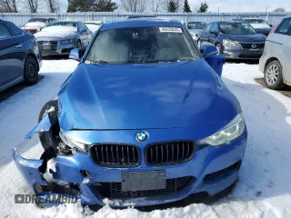 2013 BMW 3 Series 335i xDrive with VIN WBA3B9C56DF585606, listed as a Copart auction lot 46233045 with 213,218 mi miles and Salvage Title. Bid and sale history available at carsss.com. Image 5.