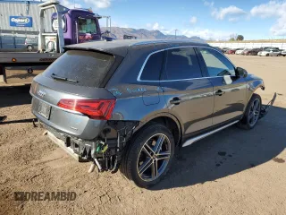 2022 Audi Q5 S line Prestige with VIN WA1F2AFY9N2077186, listed as a Copart auction lot 87294964 with 29,374 mi miles and Salvage Title. Bid and sale history available at carsss.com. Image 3.