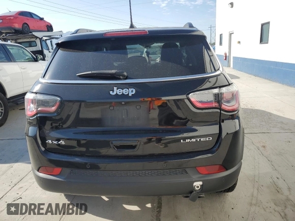 2018 Jeep Compass Limited with VIN 3C4NJDCB3JT341632, listed as a Copart auction lot 60915205 with Not provided miles and Salvage title. Bid and sale history available at DreamBid. Image 6.