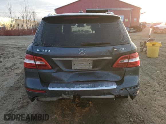 2014 Mercedes-Benz M 350 with VIN 4JGDA2EB4EA424086, listed as a Copart auction lot 48661845 with 131,818 mi miles and Salvage Title. Bid and sale history available at DreamBid. Image 6.